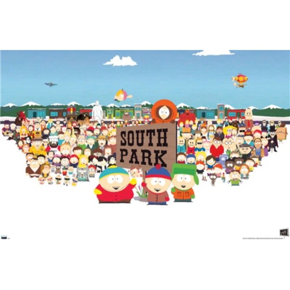 south park poster 22.375 x 34